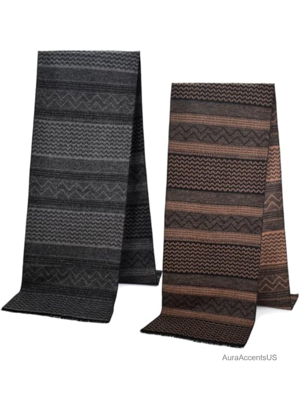 Men's Winter Scarf Soft Warm Long Neck Scarf Cashmere Feel